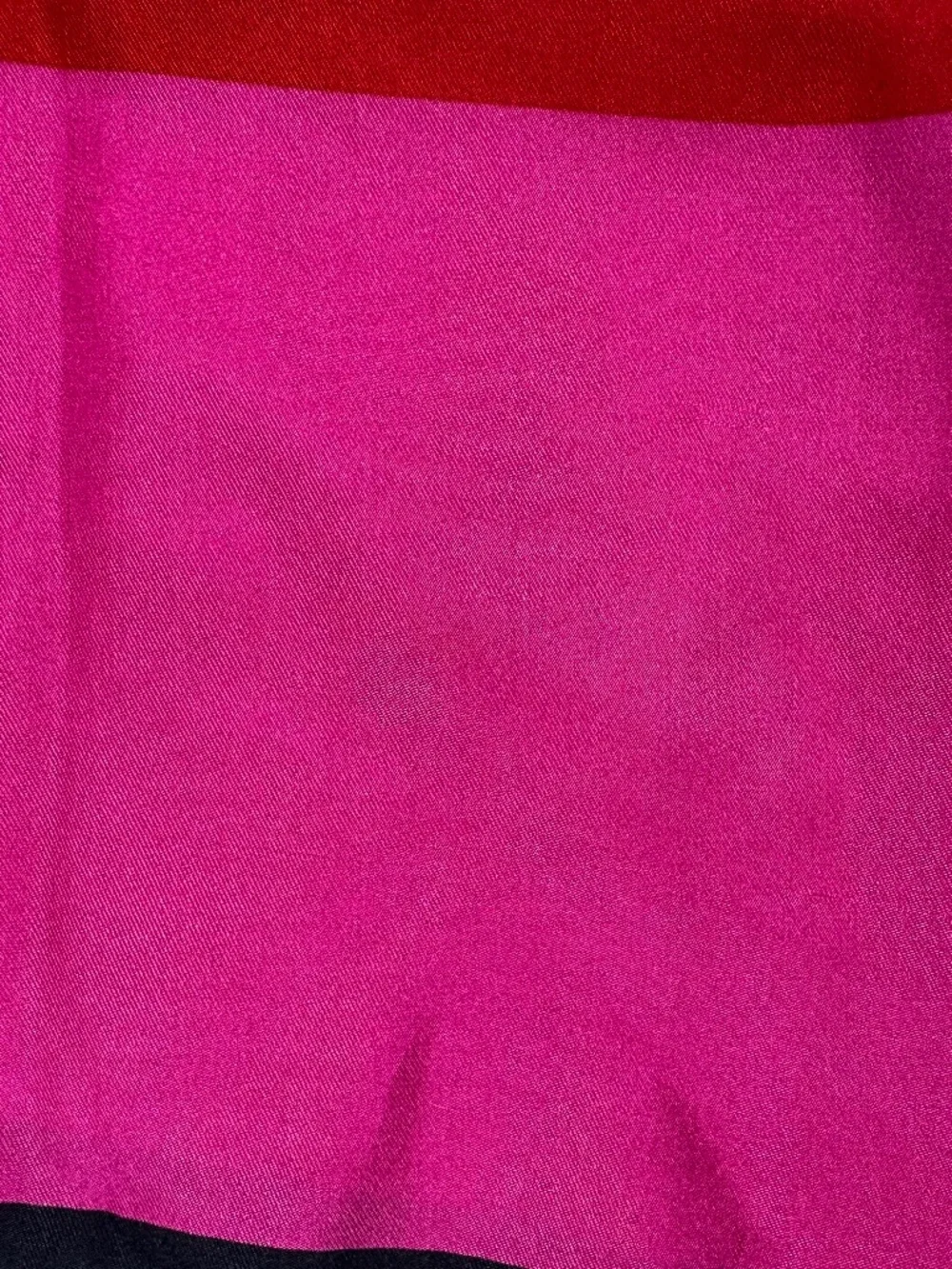 Beautiful Vintage Oscar de la Renta 100% Silk Square Scarf Colorblock 34.5x34.5